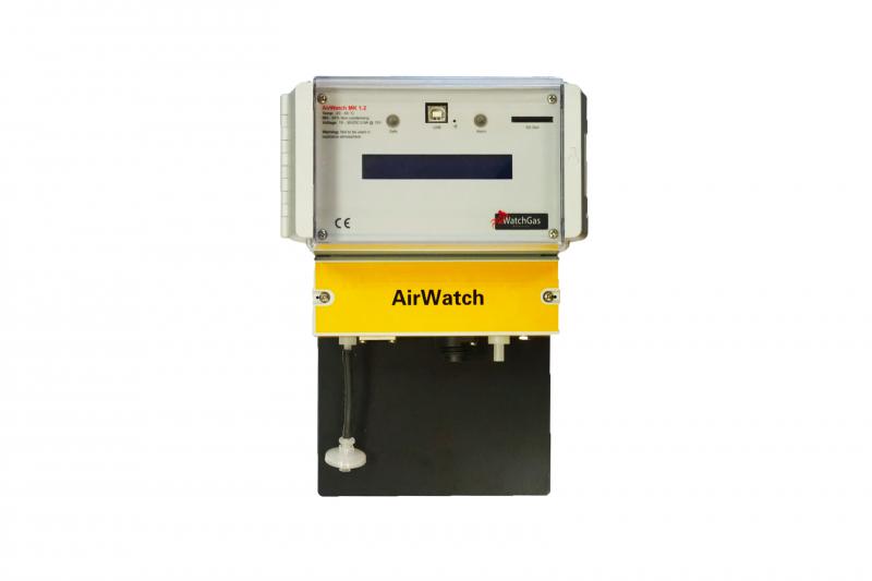 AirWatch félig-telepített gázdetektor központi egység 4 szenzorral, szivattyúval
