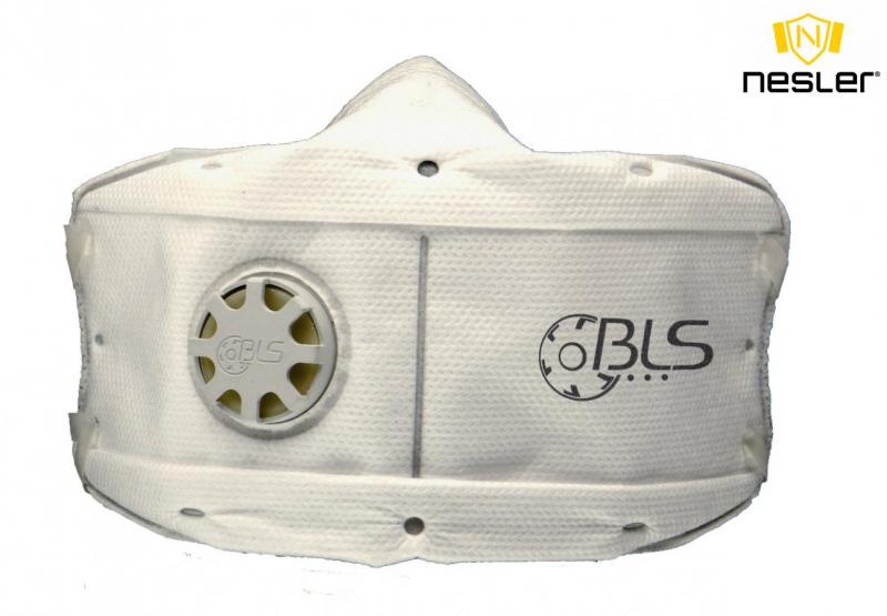 BLS 860 FFP3 R D többször használható részecskeszűrő maszk