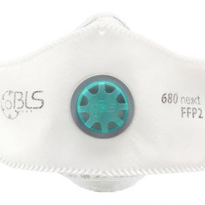BLS 680 NEXT FFP2 NR D szelepes részecskeszűrő maszk