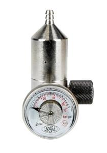 Reduktor kalibráló gázhoz, rozsdamentes acél, manuális (1 liter/perc)
