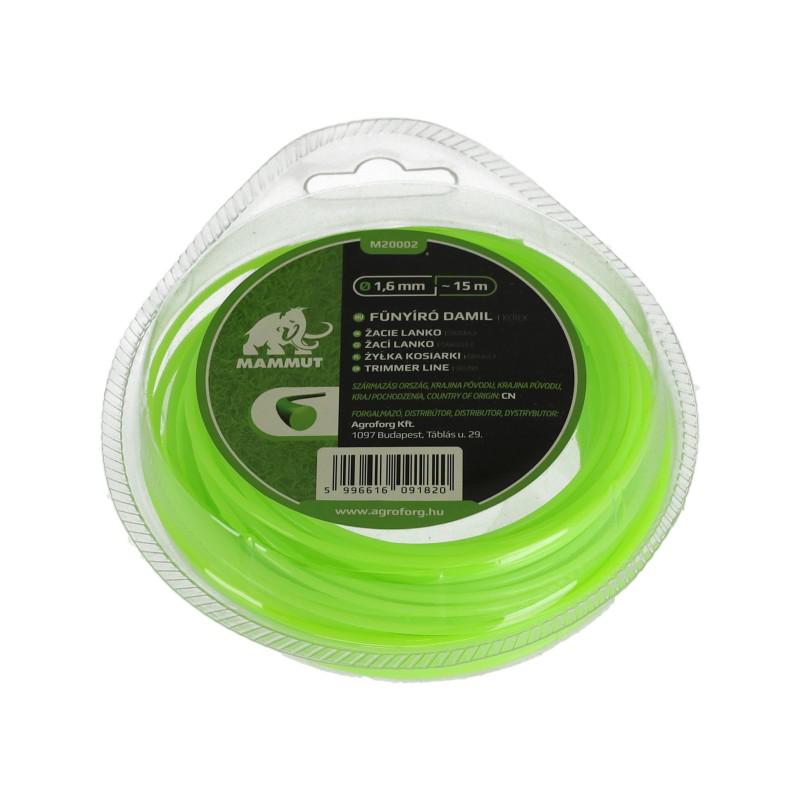 Fűkasza damil kerek 1.6 mm ( 15 méter )