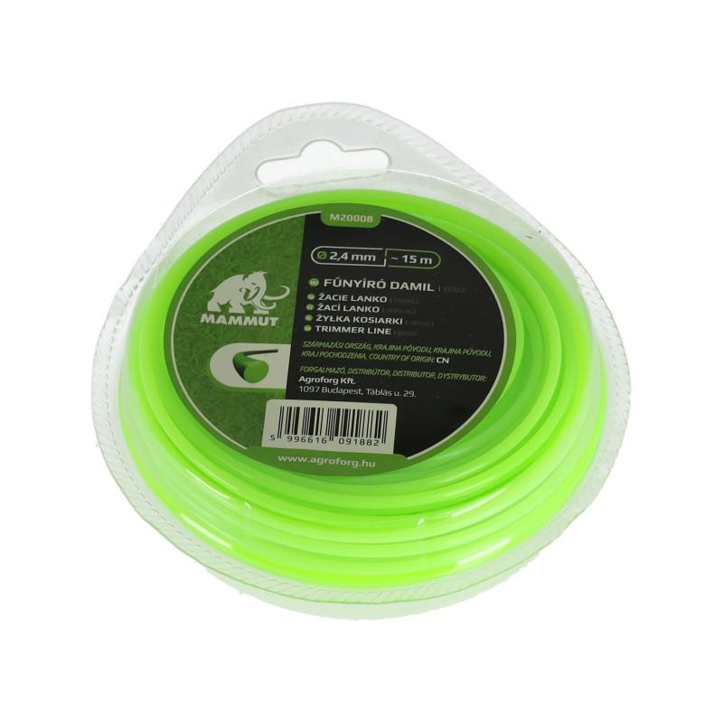 Fűkasza damil kerek 2.4 mm ( 15 méter )