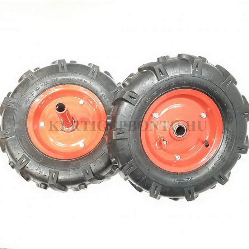 Kapálógép járókerék 400X8 szabadonfutós ( csapágyazott ) párban