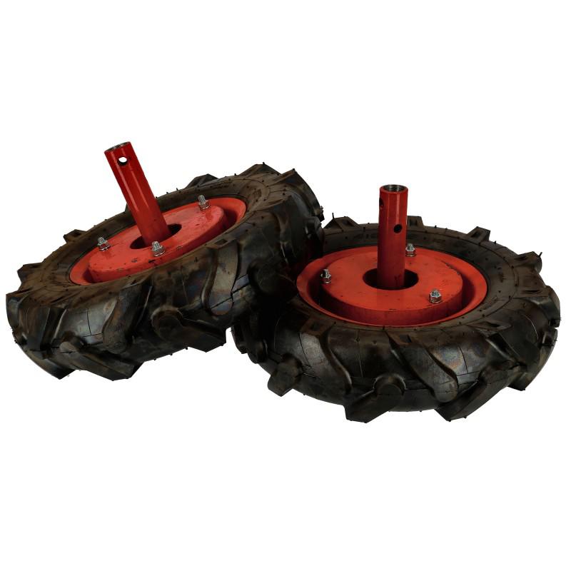 Kapálógép járókerék pár 400X8 szabadonfutós ( súlyozott 20kg ) párban