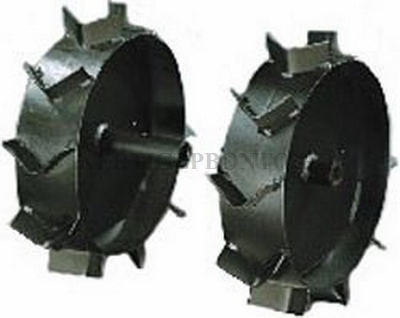 Kapálógép vaskerék pár ( hatszögletű tengellyel )