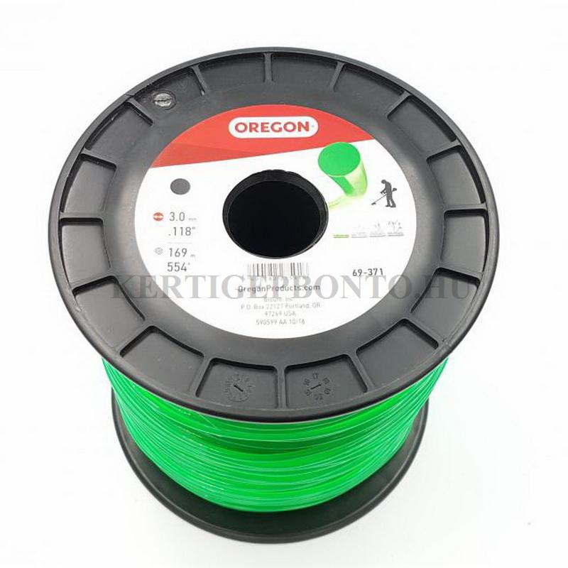 Oregon zőld fűkasza damil kerek 3mm ( 169 méter )