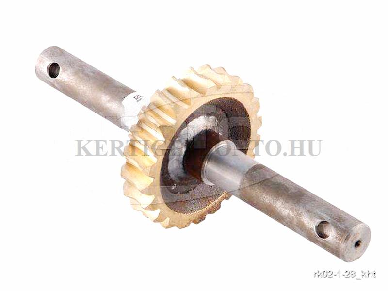 RK-02 kapálógép bronzkerék hosszú tengellyel ( Z=22 )
