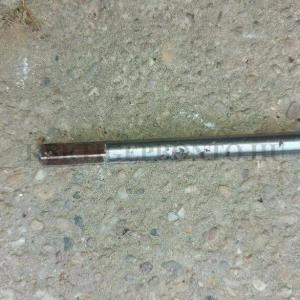 Fűkasza meghajtó tengely ( lapot / 6x6 - 5x7 mm / 155cm )