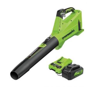 Greenworks BL24L411-01 akkumulátoros lombfúvó ( akkumulátorral és töltővel )