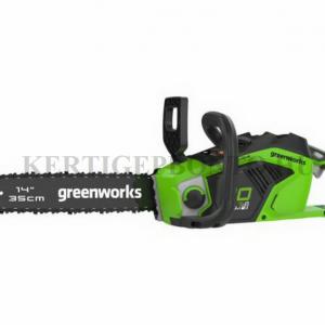 Greenworks GD40CS15K2X 40v akkumulátoros láncfűrész 2x2ah ( akkumulátorral és töltővel )