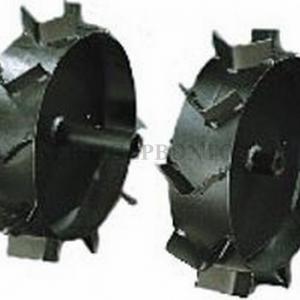 Kapálógép vaskerék pár ( hatszögletű tengellyel )