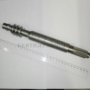 KF-04 kapálógép csigatengely ( 24 fogas bronzkerékhez )