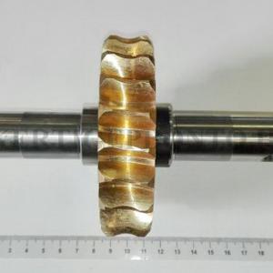 RK-02 kapálógép bronzkerék rövid tengellyel ( Z=22 )