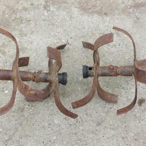 Robi 55 / 56 / 106 kapálógép kapasor ( 4 tagos ) ( bontott ) tárcsa nélkül / fix kapákkal