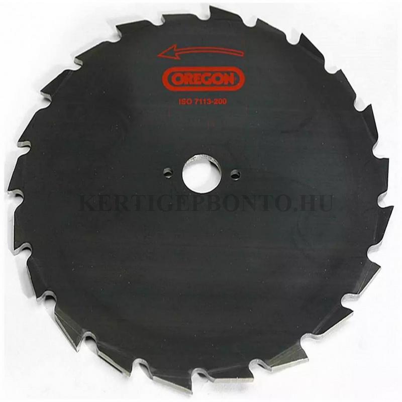 Vágótárcsa fűkaszához 22 fogas több tipus 200x20.0x1.5mm oregon