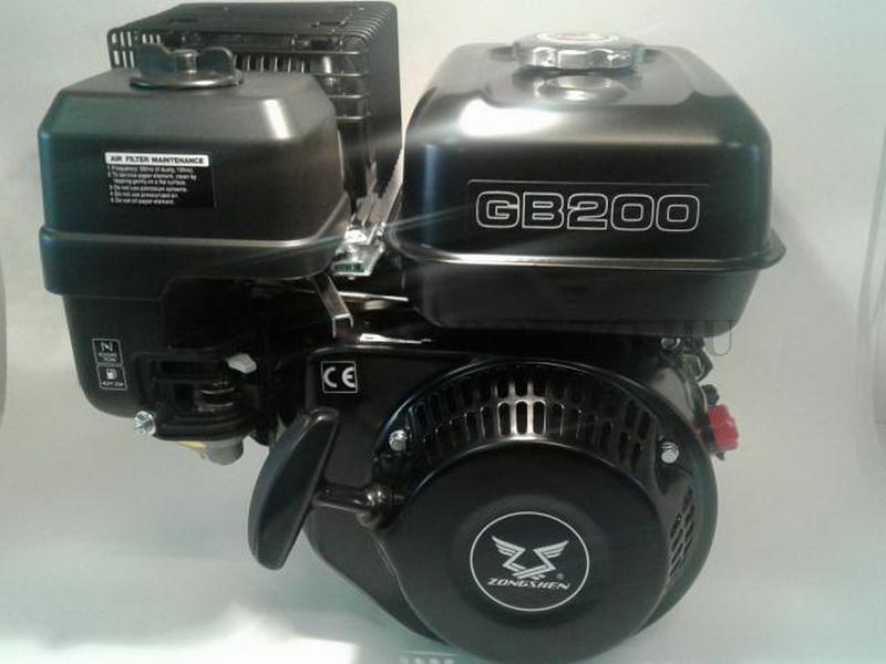 Zongshen GB200 vízszintes tengelyű motor ( Főtengely méret: 19x60mm )