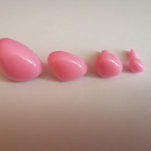 Biztonsági maci orr, rózsaszín ,  10 mm