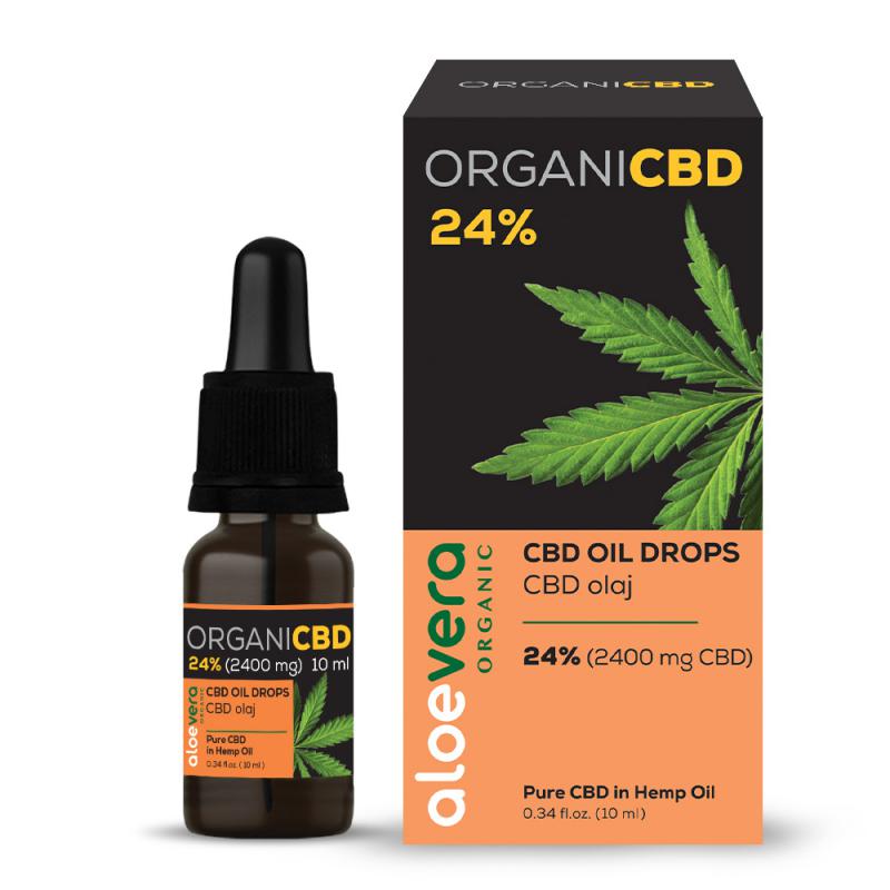 Aloe Vera Organic CBD olaj 24% (2400mg) 10ml