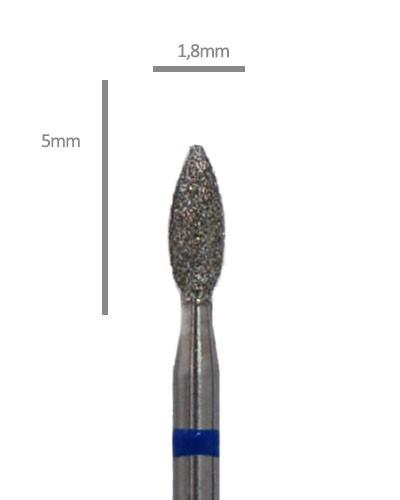 Aphro Nails Pro-line gyémánt műköröm csiszoló fréz lándzsa 1,8mm (AN5608)