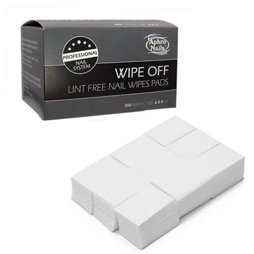 Aphro Nails WIPE OFF törlő kocka lap 350 db