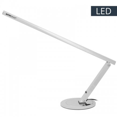 Asztali manikűrös lámpa ezüst LED