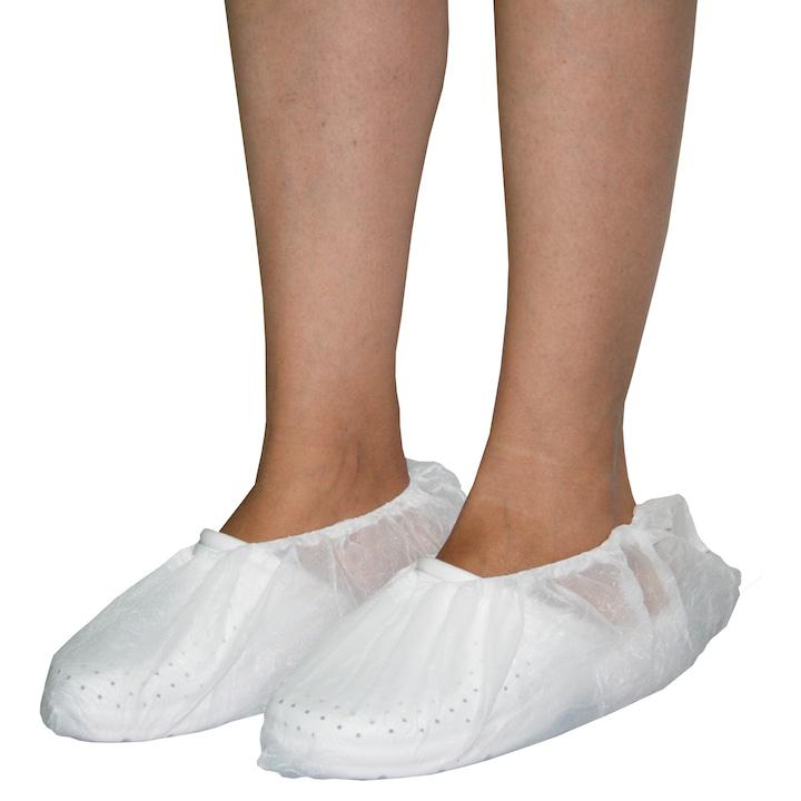 Cipővédő fólia, egyszerhasználatos FEHÉR 100DB