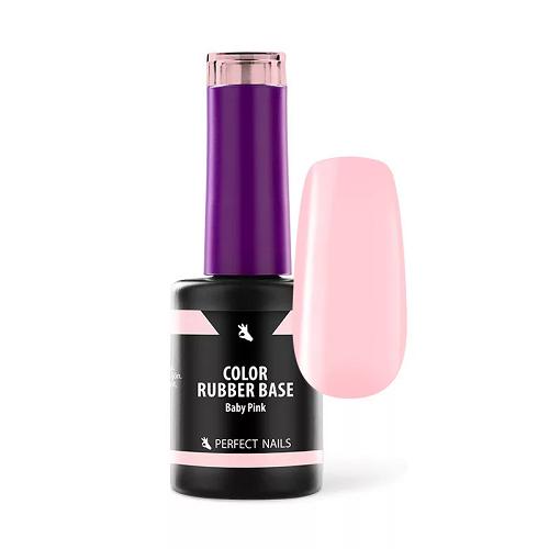 Color Rubber Base Gel - Színezett Alapzselé 8ml - Baby Pink