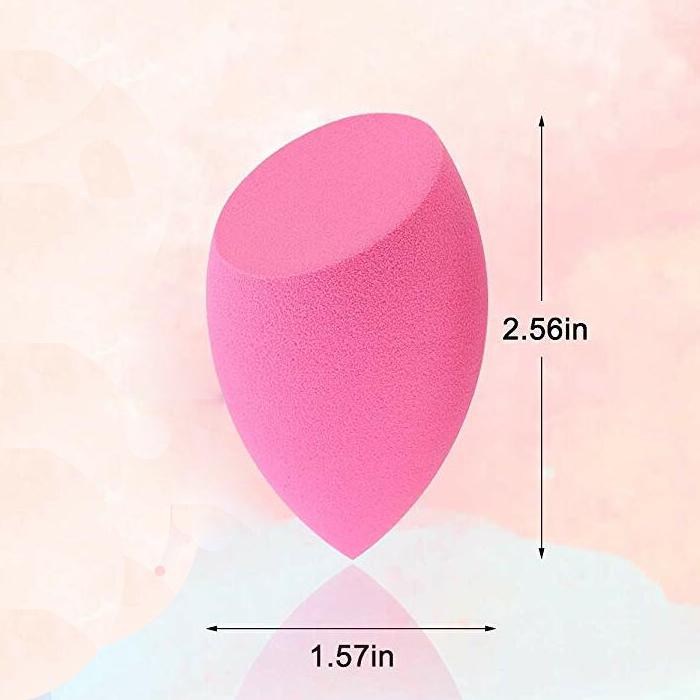 Csepp alakú kozmetikai / smink szivacs Rózsaszín