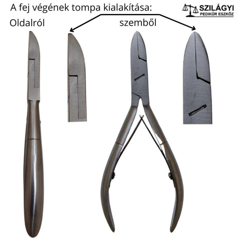 Diabétesz körömcsípő egyenes 13 cm Tompa fejvéggel RM43