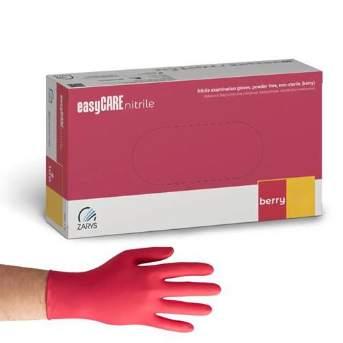 EasyCare Berry nitril kesztyű MÁLNA SZÍNŰ (3,5 g, púdermentes, 100 db)