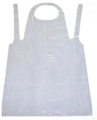 Egyszerhasználatos fólia kötény FEHÉR (100db)