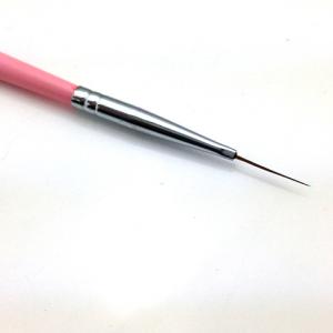 Díszítő ecset -pink-long