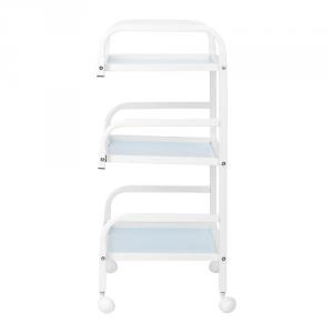 Eszköztároló kocsi üvegpolcokkal