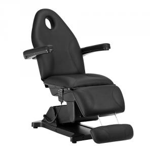 Kezelőágy ágy 3 motoros Sillon FEKETE