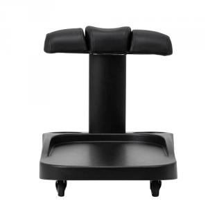 Pedikűrös lábtartó és lábáztató állvány FEKETE