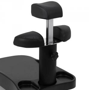 Pedikűrös lábtartó és lábáztató állvány FEKETE