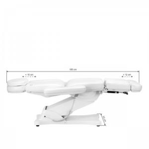 Pedikűrszék 3 motoros oldalra kihajtható lábtartókkal