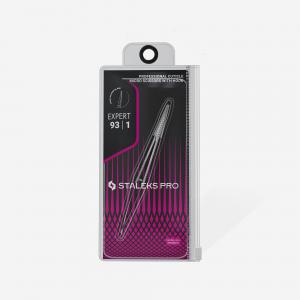 STALEKS Professzionális körömágybőr mikro olló, horgos SE-93/1