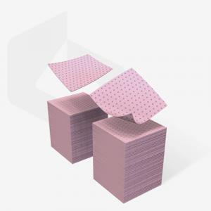 Szálmentes papírtörlő STALEKS rózsaszín MEGA PACK 700db (WE-700)