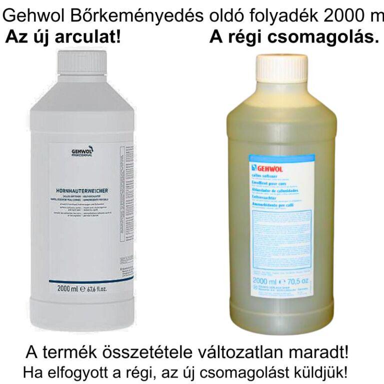 Gehwol Lábápoló bőrkeményedés puhító FOLYADÉK 2liter