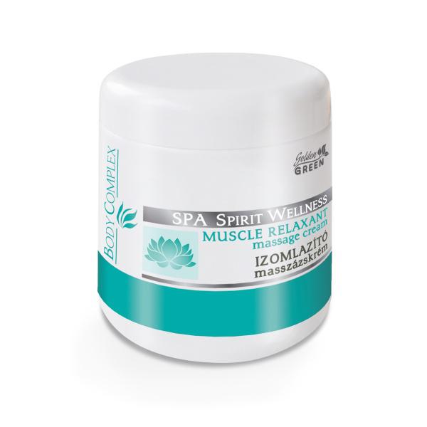 Golden GREEN Spa Spirit Wellness Izomlazító Masszázskrém 250 ml