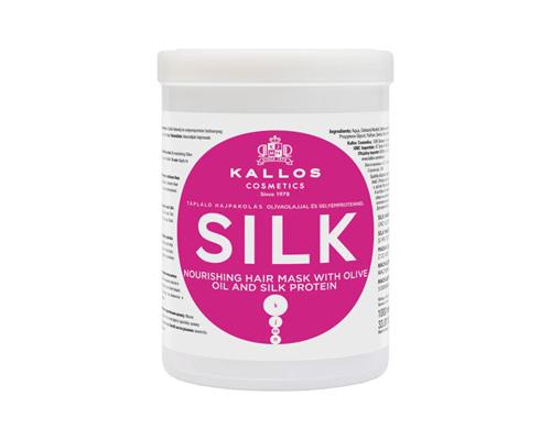 Kallos KJMN Silk Hajpakoló Krém Olívaolajjal és Selyemproteinnel 1000ml
