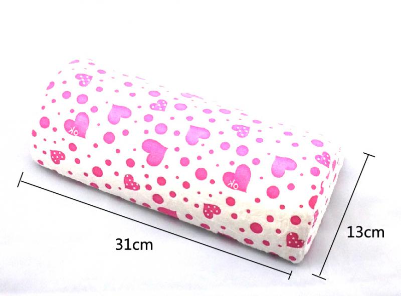 Kéztámasz, frottír szivecskés