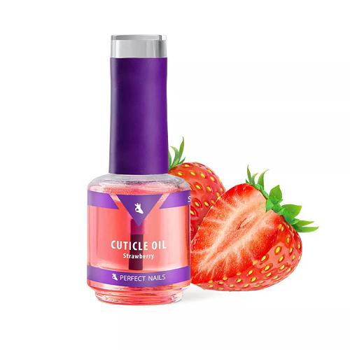 Körömápoló olaj Eper illattal - Cuticle Oil - Strawberry 15ml Perfect Nails