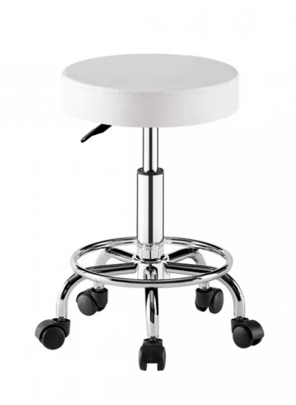 Kozmetikai forgó ükőke lábtartóval FEHÉR
