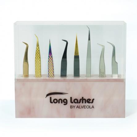 Long Lashes Pro csipesztartó display - rózsaszín