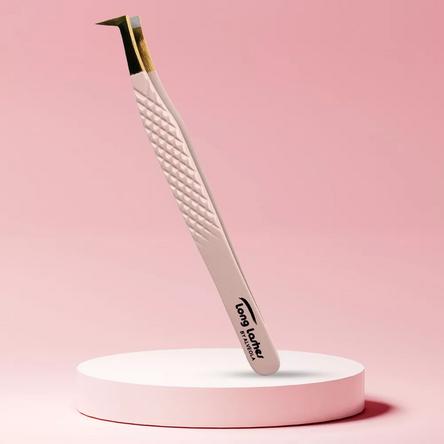 Long Lashes Pro Fiber Volume csipesz - Arany fejű