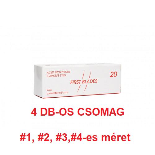 Medihalter szike FIRST BLADES 4 DB-OS CSOMAG #1#2#3#4-ES MÉRET