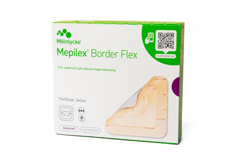 Mepilex Border Flex (7,5 x 7,5 cm), 1 db