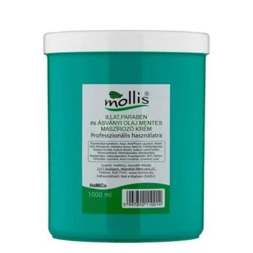 MOLLIS Illatmentes masszázskrém 1000ml